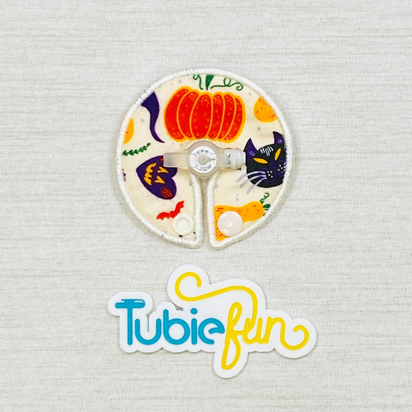 Covered Button Pad - Pumpkin