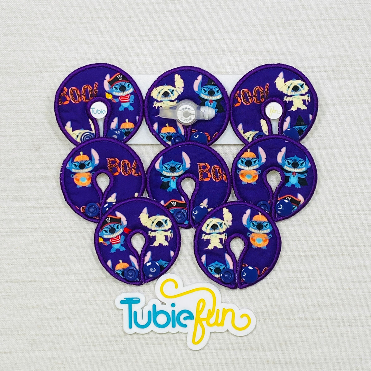G-Tube Button Pad Cover - Boo Alien