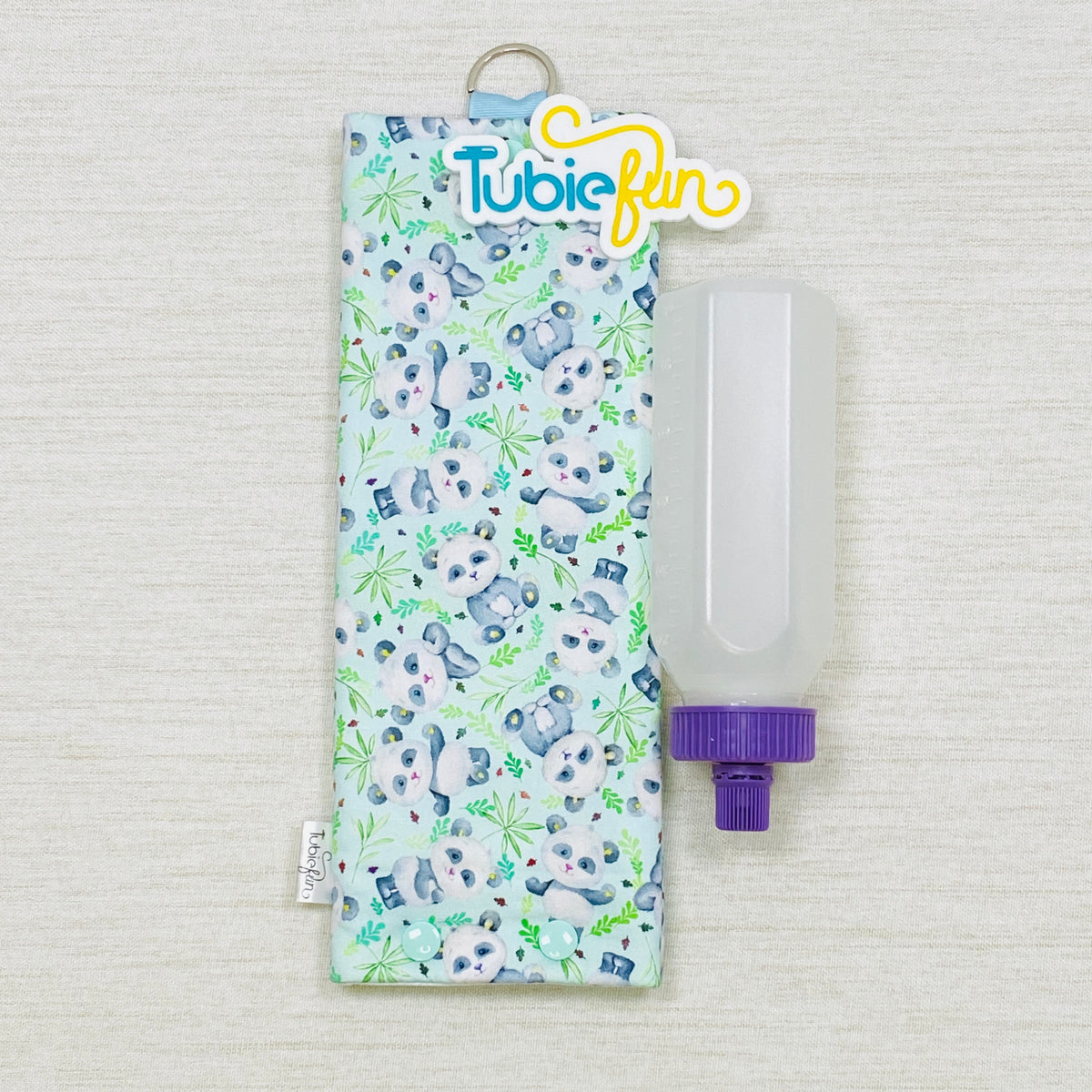 Insulated Milk Bag Suitable for 250ml Bottle in - Pandas on Green