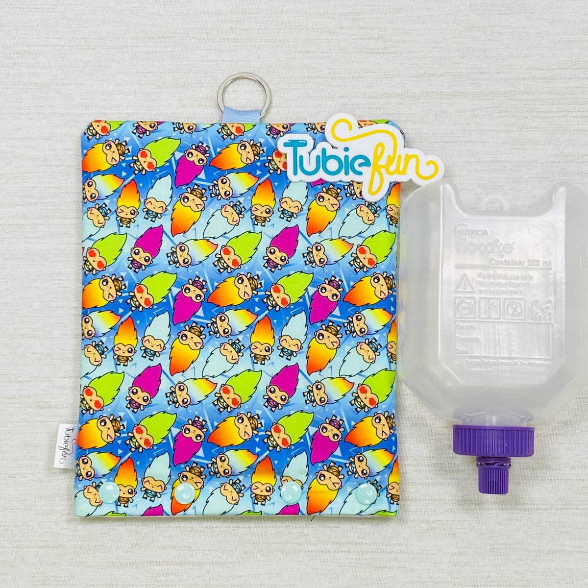 Insulated Milk Bag Suitable for 500ml Flocare Bottle in - Rainbow Rascals