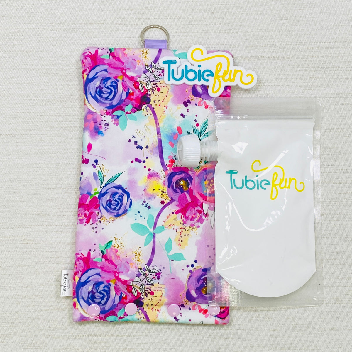 Insulated Milk Bag Suitable for Reusable Pouches - Painted Petals
