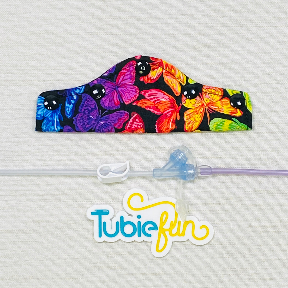 Feeding Tube Connection Cover - Flutter Bright