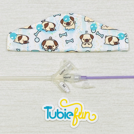 Large Feeding Tube Connection Cover - Pug Life