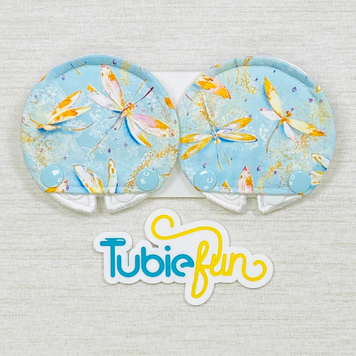 Covered Button Pad - Dragonflies