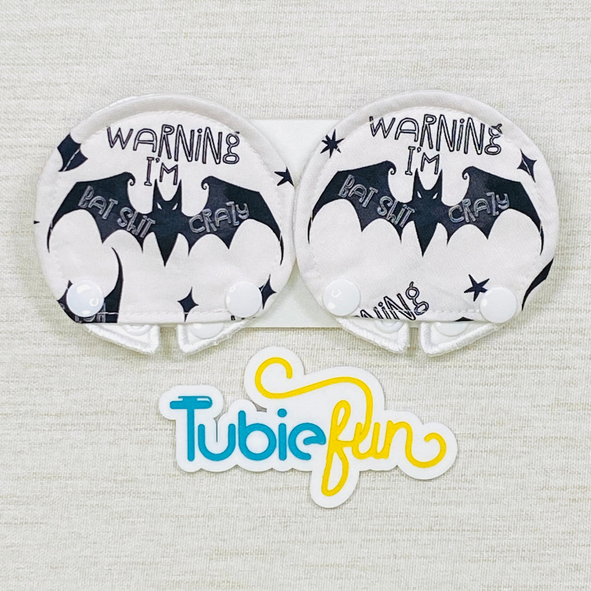Covered Button Pad - Bat Crazy
