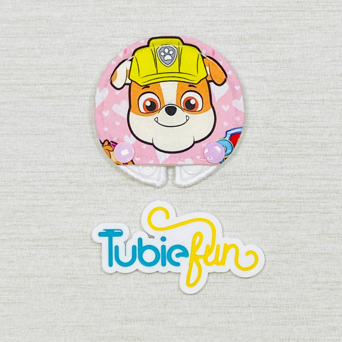 Covered Button Pad - Rescue Pup