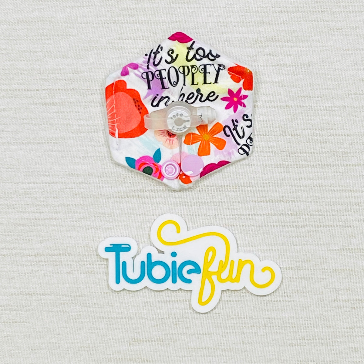 Hexagon G-Tube Button Pad Cover - Too Peopley