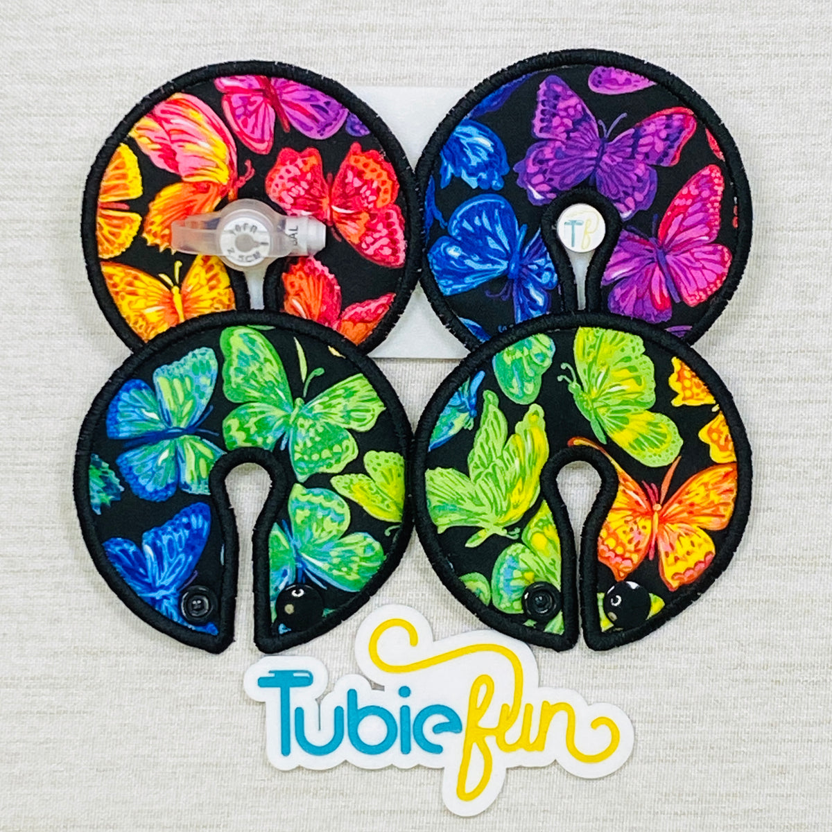 Button Pad Cover Large - Flutter Bright