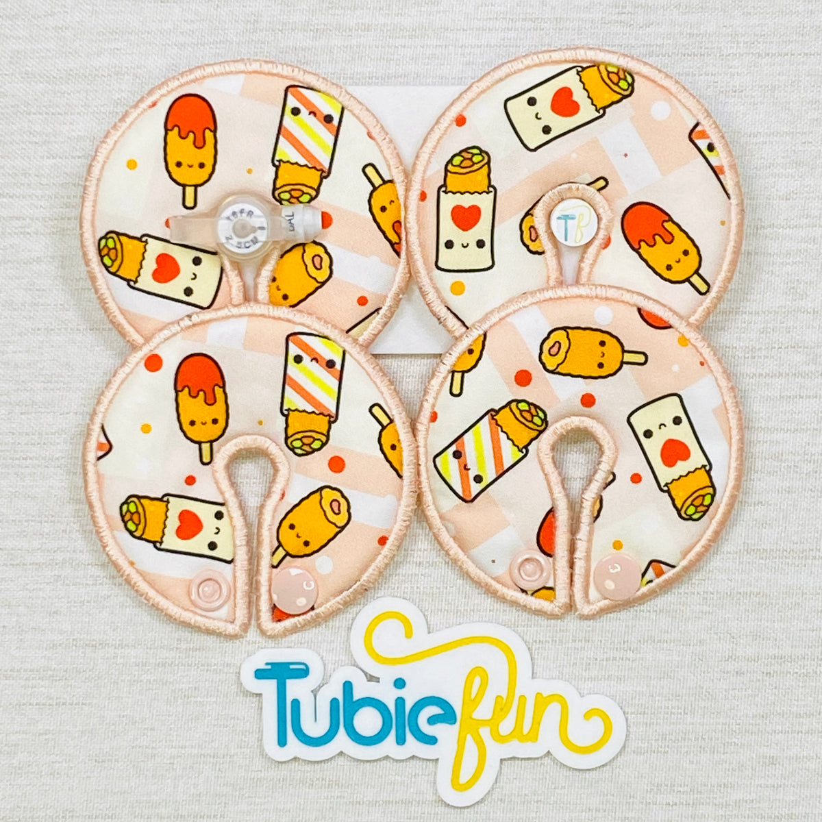 Button Pad Cover Large - Fast Food Love