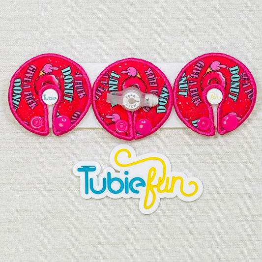 G-Tube Button Pad Cover - Donut Fingers