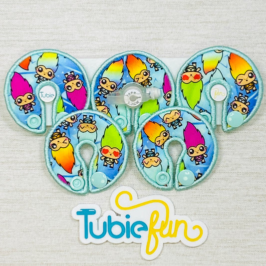G-Tube Button Pad Cover - Rainbow Rascals