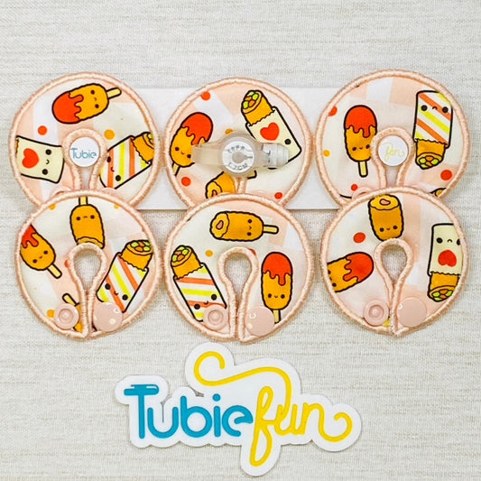 G-Tube Button Pad Cover - Fast Food Love