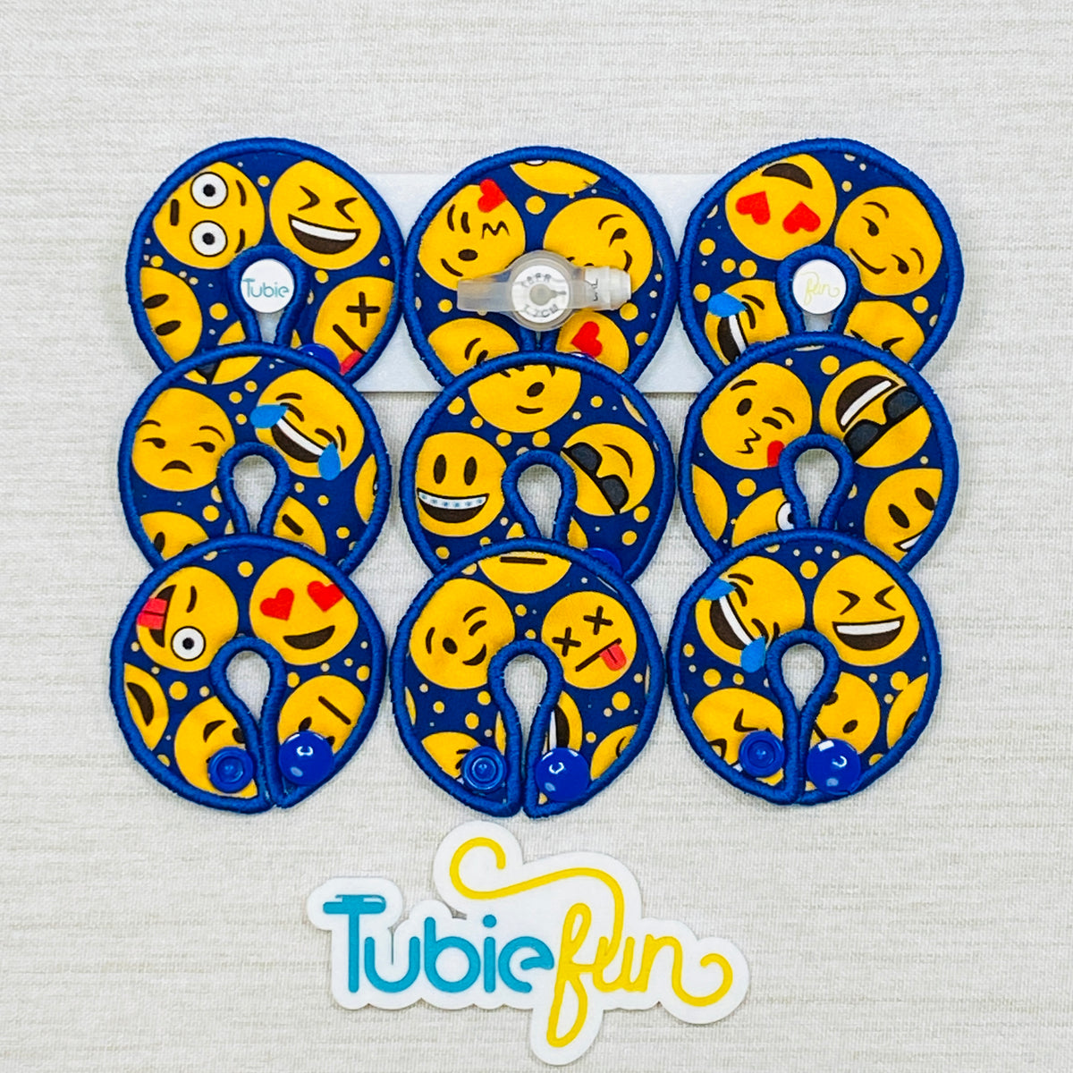G-Tube Button Pad Cover - All the Faces