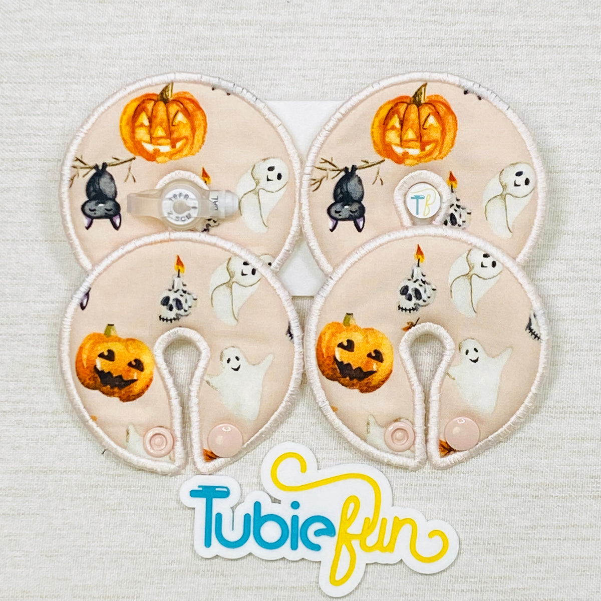 Button Pad Cover Large - Pumpkins & Ghosts