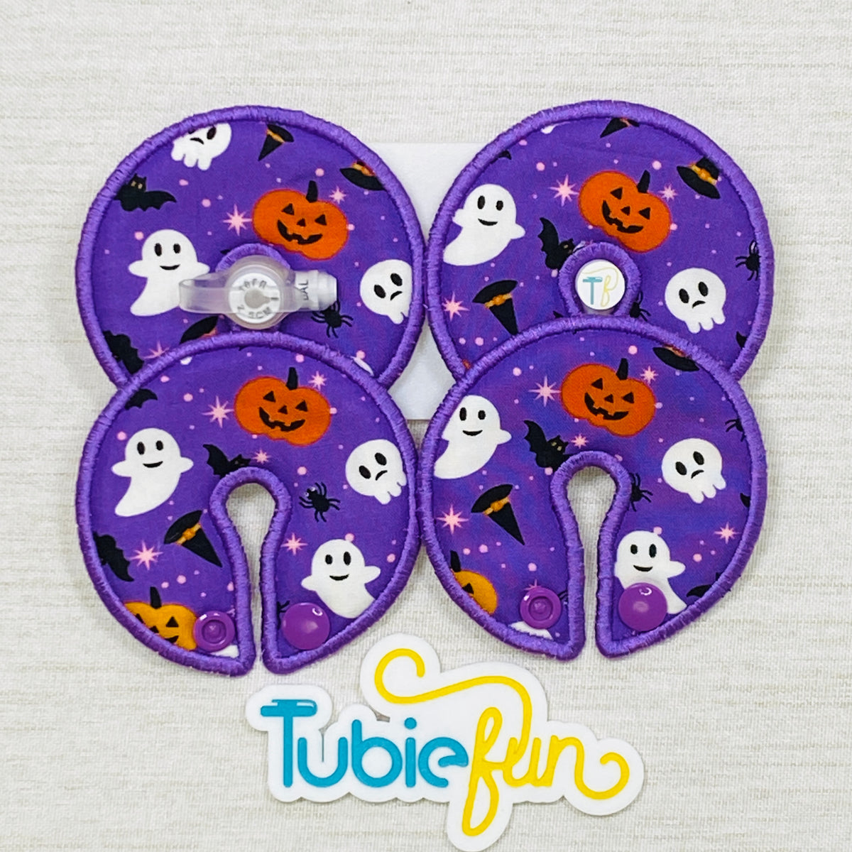 Button Pad Cover Large - Purple Fright