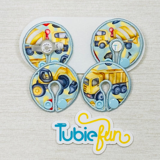 G-Tube Button Pad Cover - Construction Time