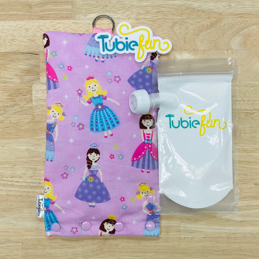 Insulated Milk Bag Suitable for Tubie Fun 500ml Reusable Pouches - Fairies