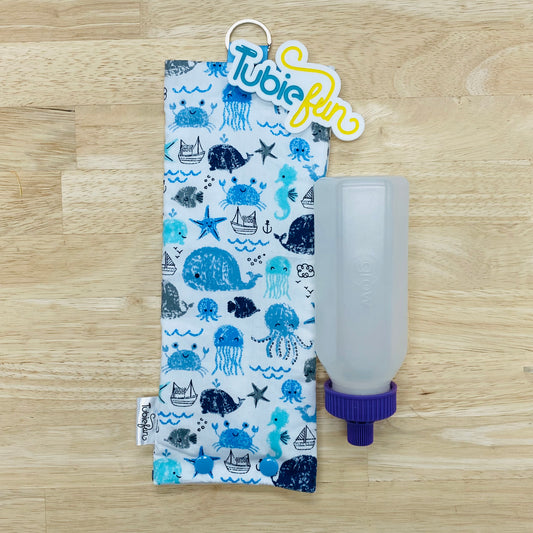 Insulated Milk Bag Suitable for 250ml Bottle in - Sea Animals