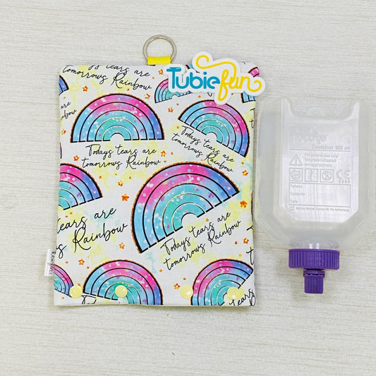 Insulated Milk Bag Suitable for 500ml Flocare Bottle in - Rainbows & Tears