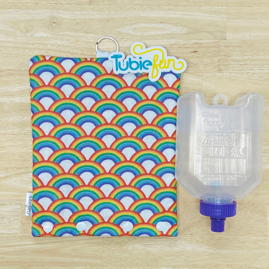 Insulated Milk Bag Suitable for 500ml Flocare Bottle in - Rainbows
