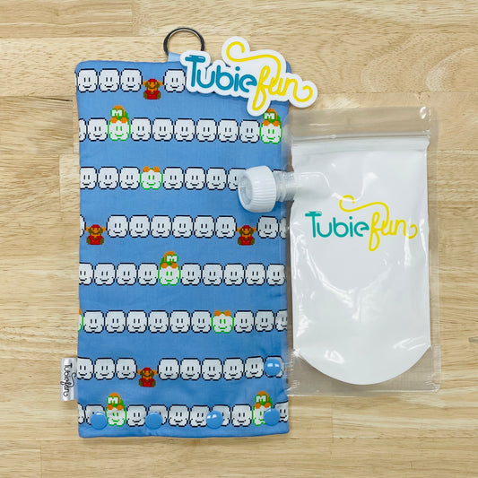 Insulated Milk Bag Suitable for Tubie Fun 500ml Reusable Pouches - Vintage Gamer