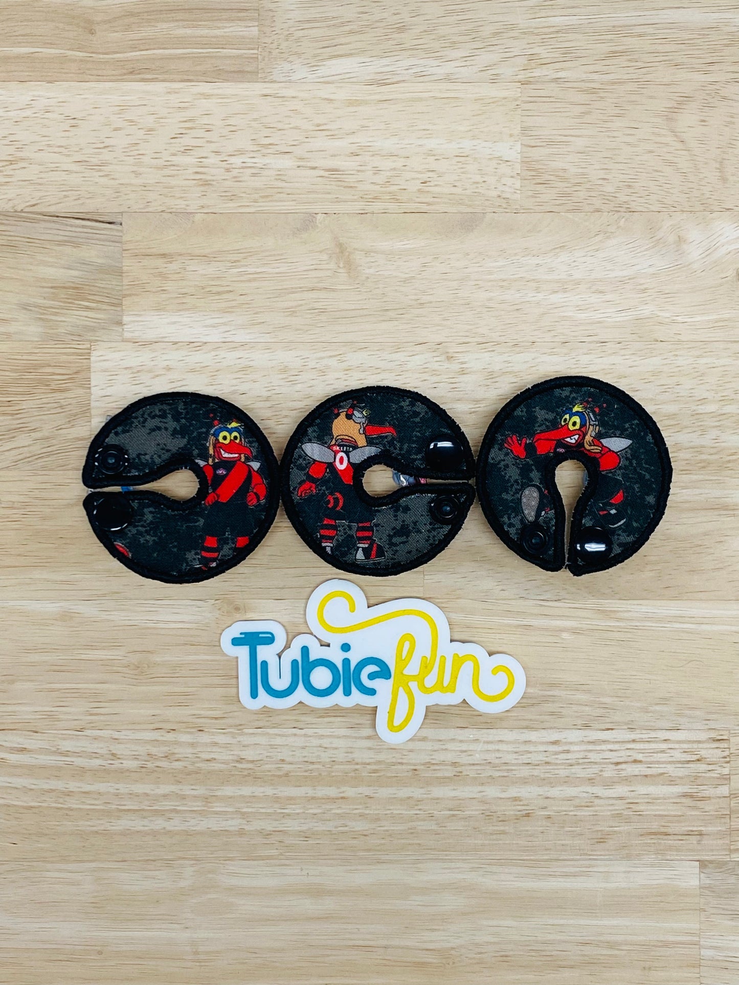 G-Tube Button Pad Cover - Bombers
