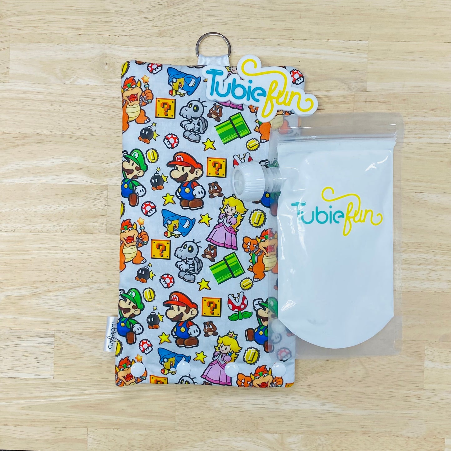 Insulated Milk Bag Suitable for Tubie Fun 500ml Reusable Pouches - Gaming Friends