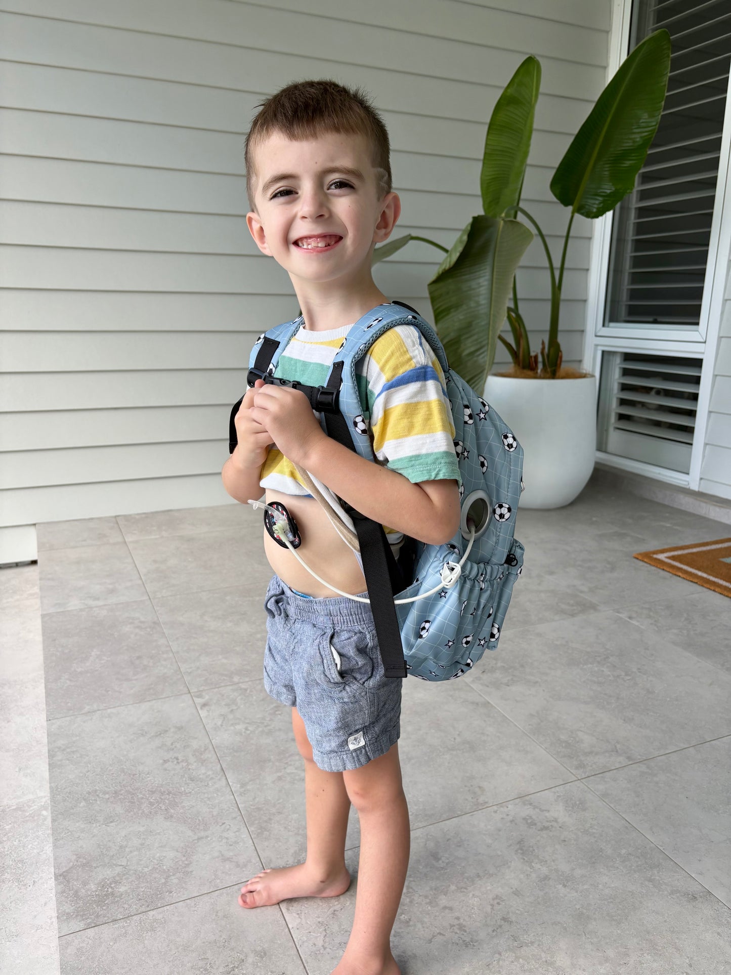 Mini Modified Backpack with Chest Strap