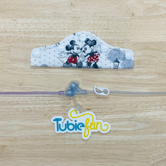 Feeding Tube Connection Cover - Mice Pair in Love