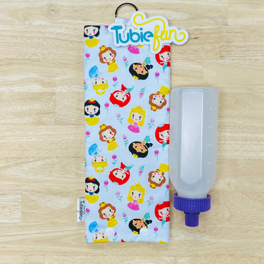Insulated Milk Bag Suitable for 250ml Bottle in - Princesses on White