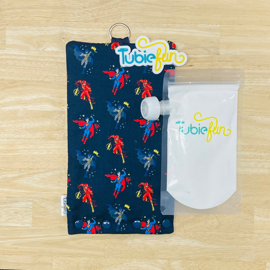 Insulated Milk Bag Suitable for Tubie Fun 500ml Reusable Pouches - Flying Heros