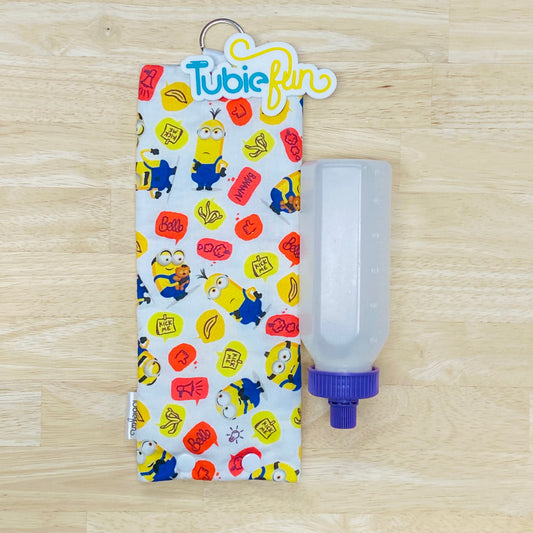 Insulated Milk Bag Suitable for 250ml Bottle in - Minions on White