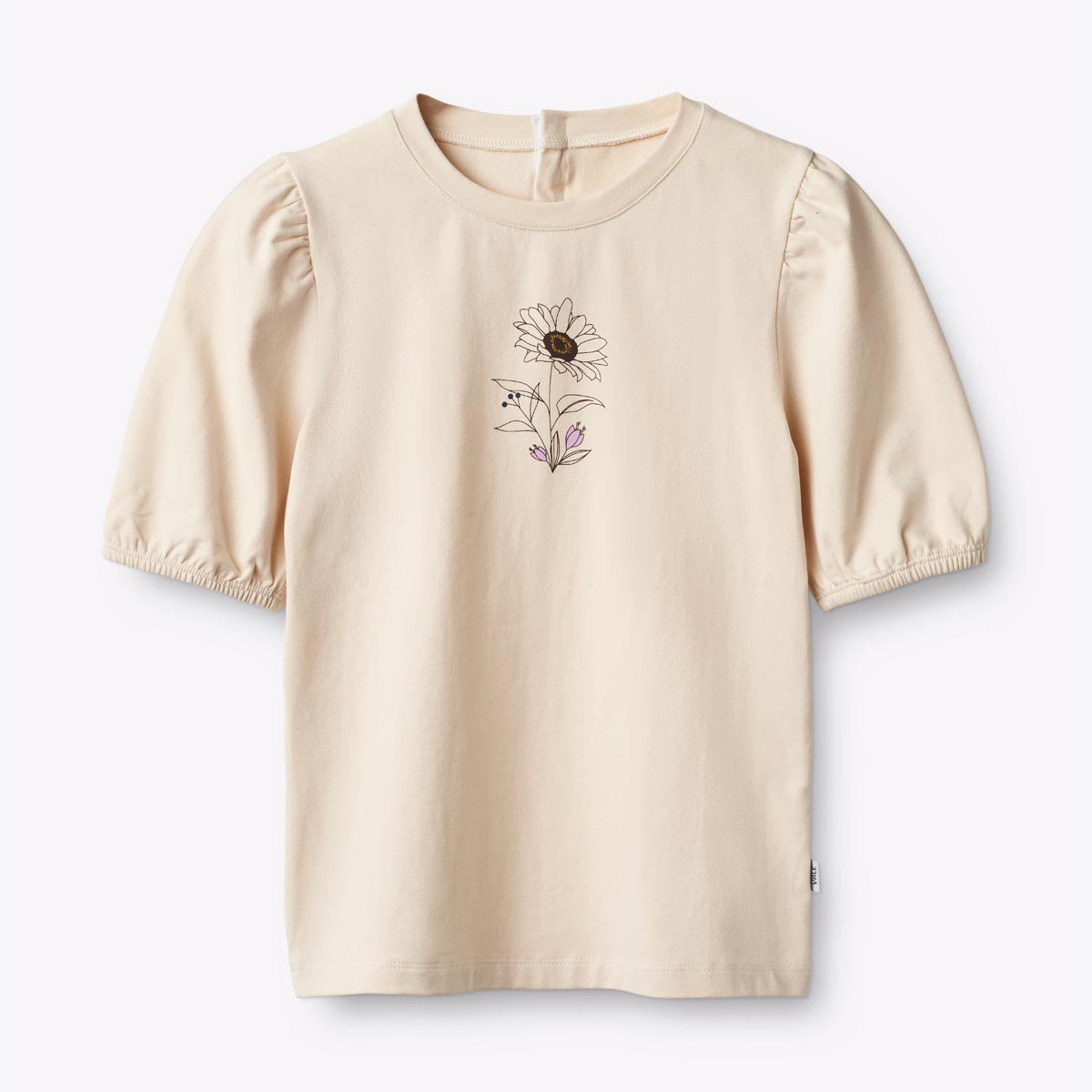 ABELLIN, organic t-shirt for disabled children - Sand Beige