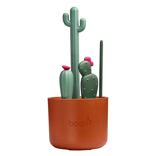 Cacti 4 PC Bottle Brush Set - Terracotta