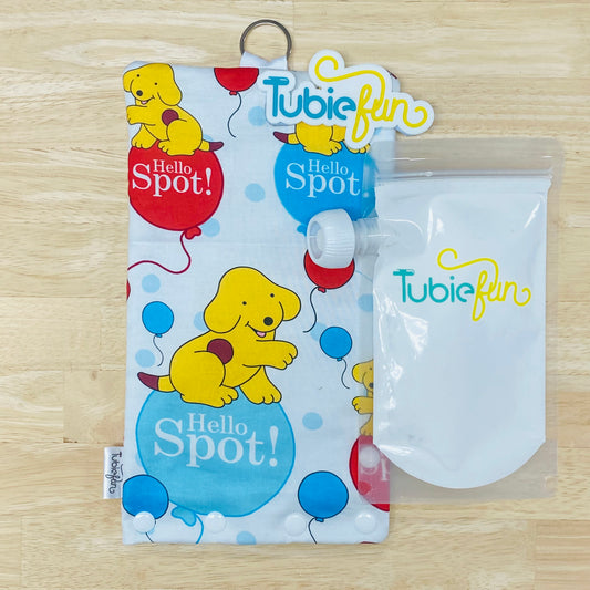 Insulated Milk Bag Suitable for Tubie Fun 500ml Reusable Pouches - Spot