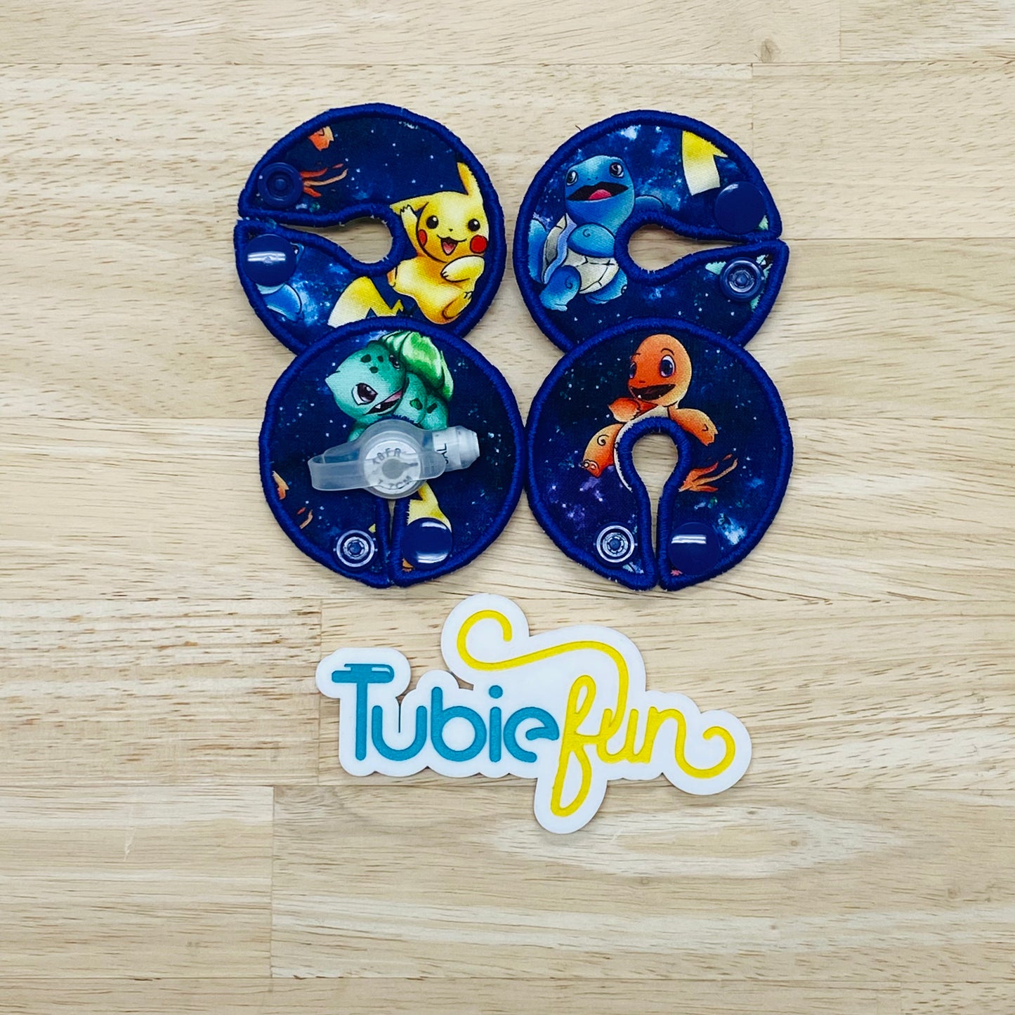 G-Tube Button Pad Cover - Pocket Monsters on Indigo