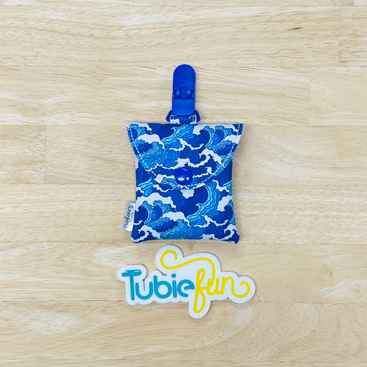 Tubing Pouch - Blue Waves
