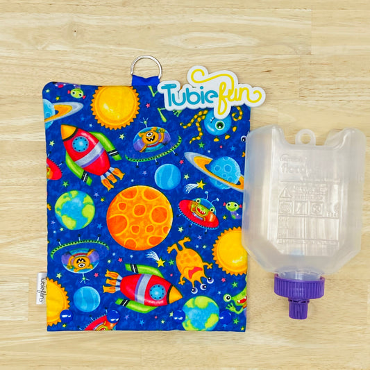 Insulated Milk Bag Suitable for 500ml Flocare Bottle in - Outer Space Aliens