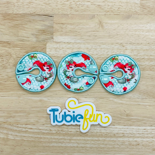 G-Tube Button Pad Cover - Mermaids