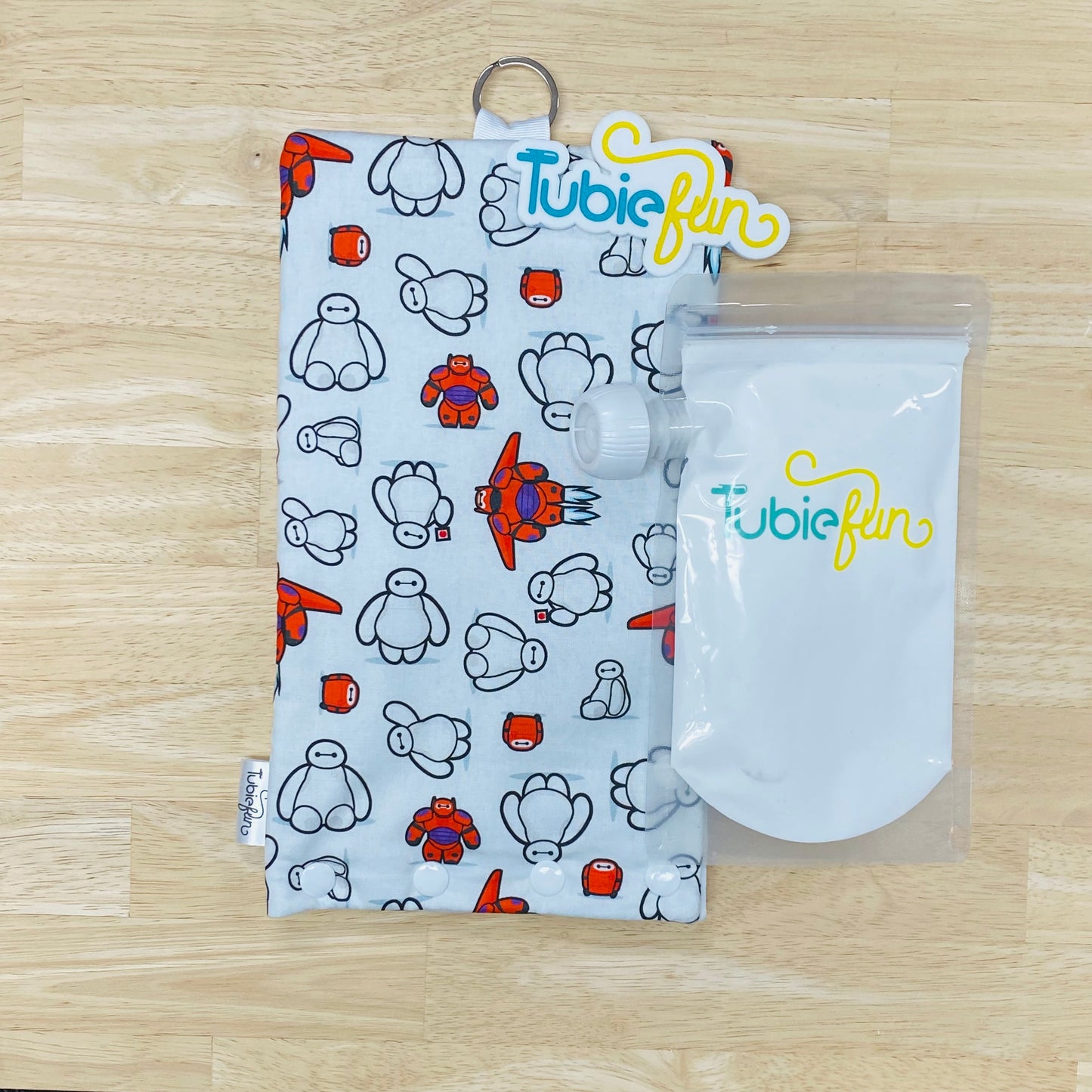 Insulated Milk Bag Suitable for Tubie Fun 500ml Reusable Pouches - Bay Max