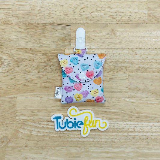 Tubing Pouch - Lolly Hearts