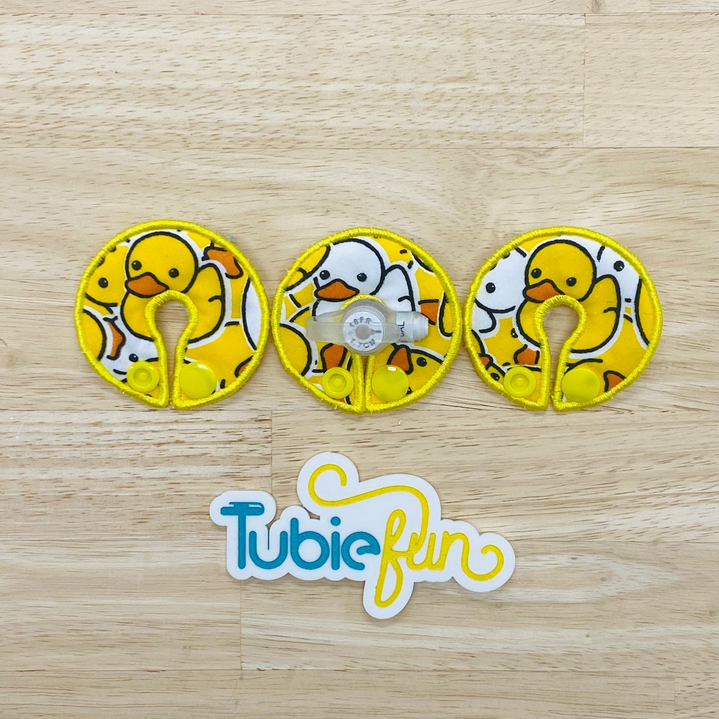 G-Tube Button Pad Cover - Ducks