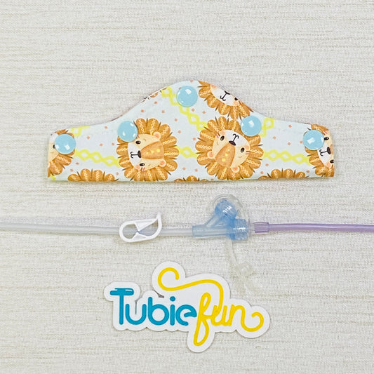 Feeding Tube Connection Cover - Sunflower Lion