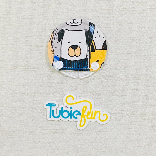 Covered Button Pad - Dog & Friends