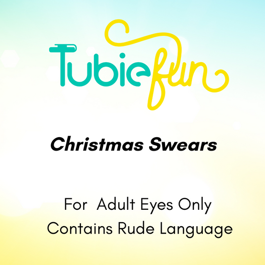 G-Tube Button Pad Cover - Christmas Swears