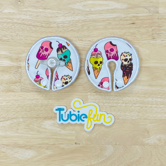 Button Pad Cover Large - Skull Ice Creams