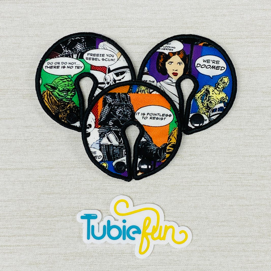 Button Pad Cover Large - Comic Star Characters