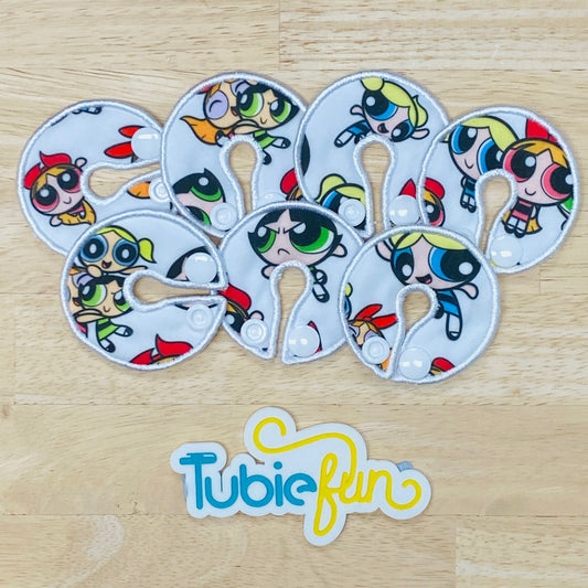 G-Tube Button Pad Cover - Power Puff
