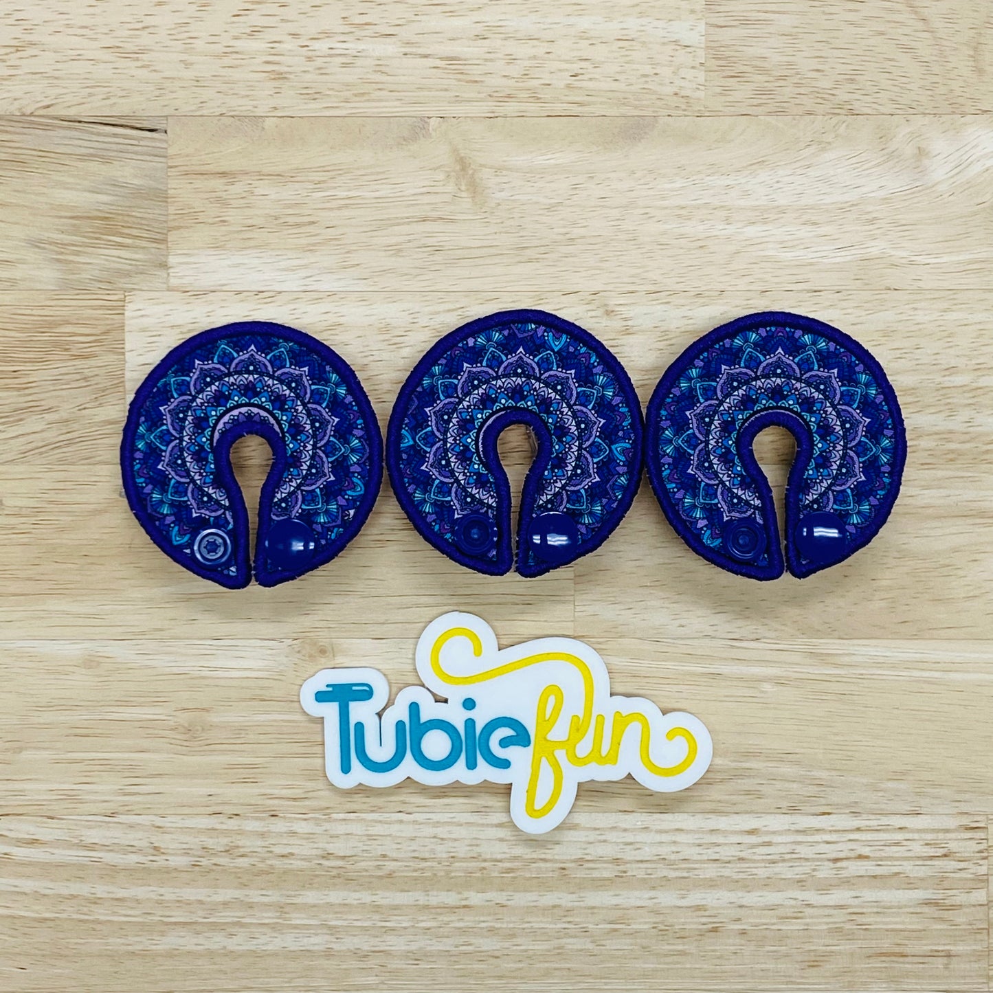 G-Tube Button Pad Cover - Mandala