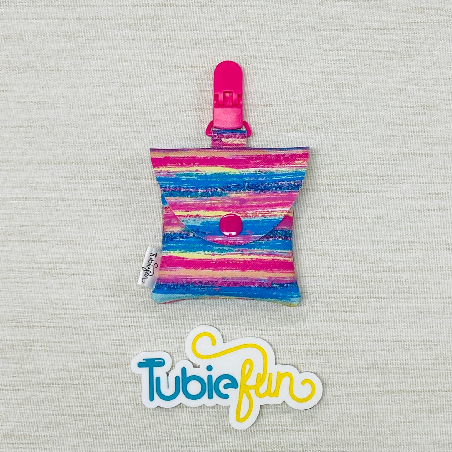 Tubing Pouch - Coloured Stripes